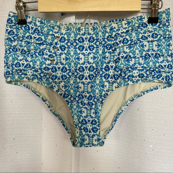 Nanette Lepore Blue Two Piece High Waisted Straple - Picture 2 of 5